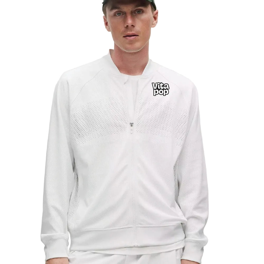 Vita Pop Lululemon Men's Engineered Knit Mesh Tennis Jacket