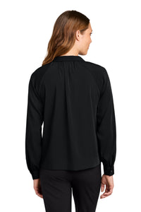 Avana Mercer+Mettle Women’s Long Sleeve Buttery Soft Popover Blouse