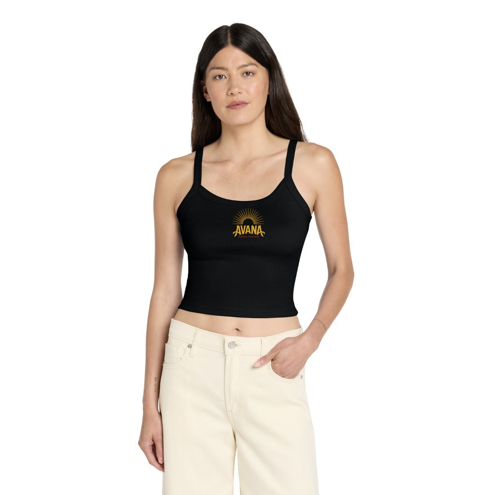 Avana BELLA+CANVAS Women's Micro Rib Spaghetti Strap Tank