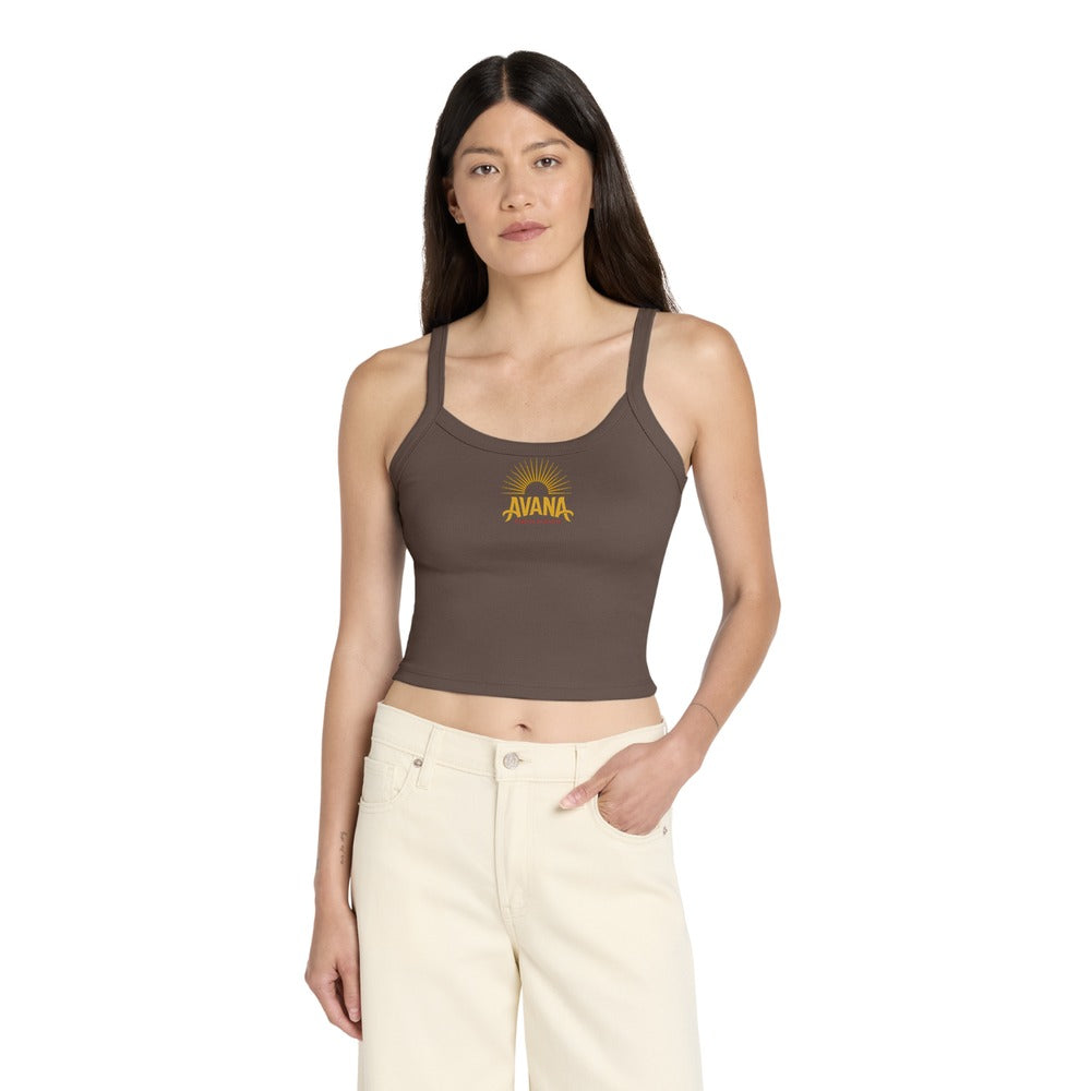 Avana BELLA+CANVAS Women's Micro Rib Spaghetti Strap Tank