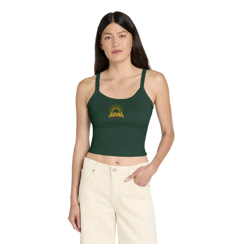 Avana BELLA+CANVAS Women's Micro Rib Spaghetti Strap Tank