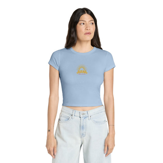 Avana BELLA+CANVAS Women's Micro Rib Baby Tee