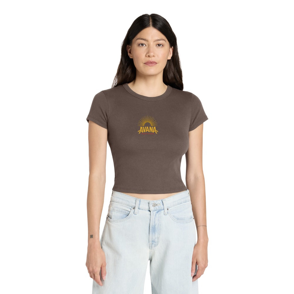 Avana BELLA+CANVAS Women's Micro Rib Baby Tee