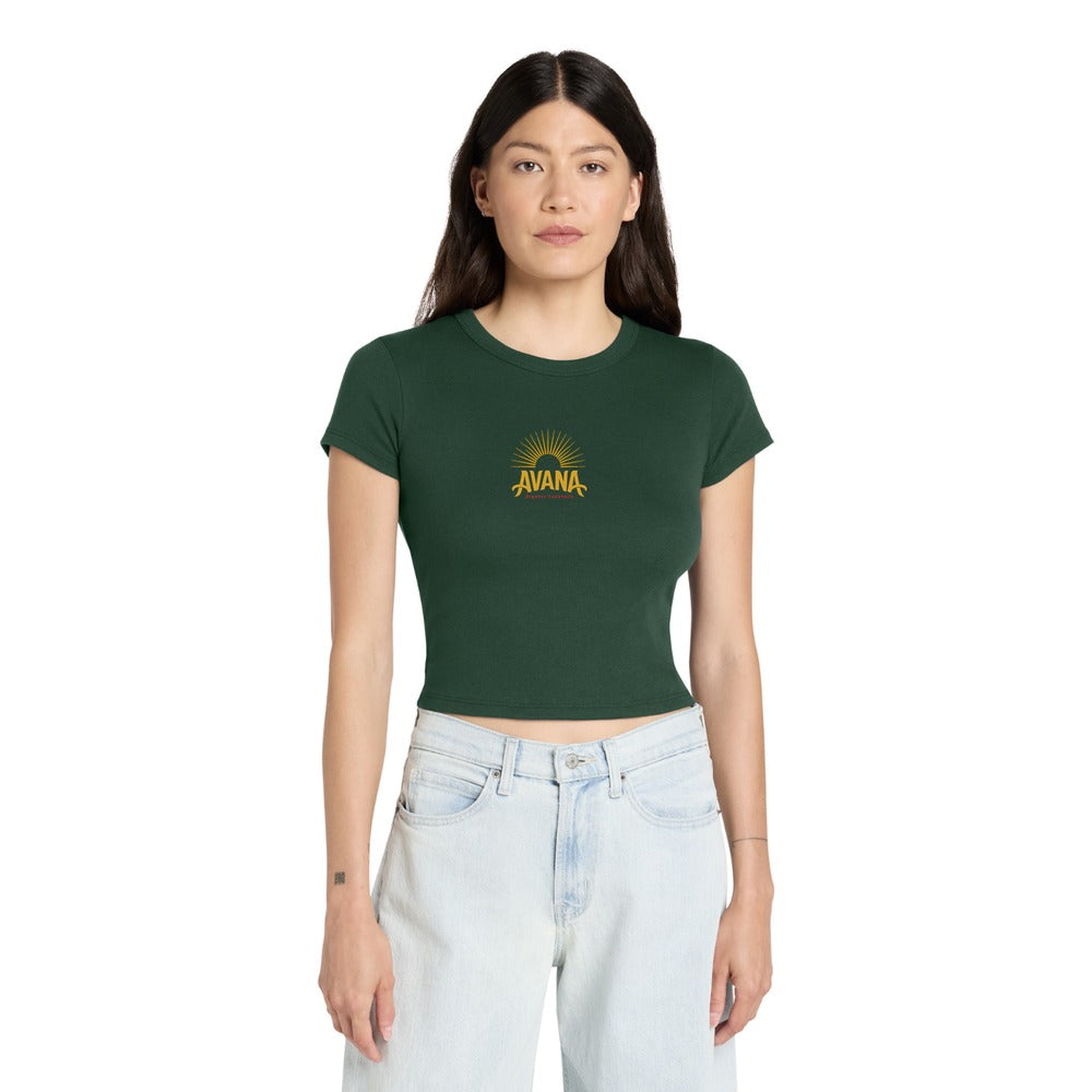 Avana BELLA+CANVAS Women's Micro Rib Baby Tee