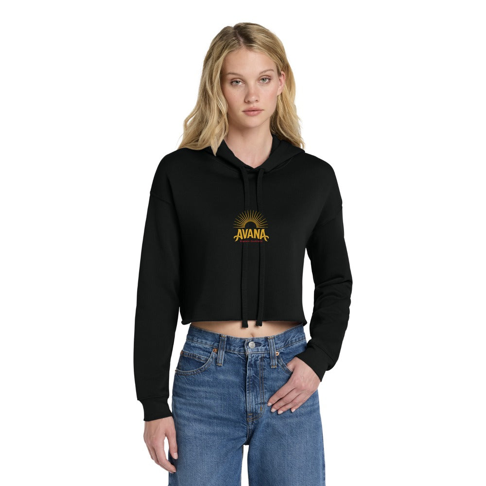 Avana BELLA+CANVAS Women's Sponge Fleece Cropped Fleece Hoodie