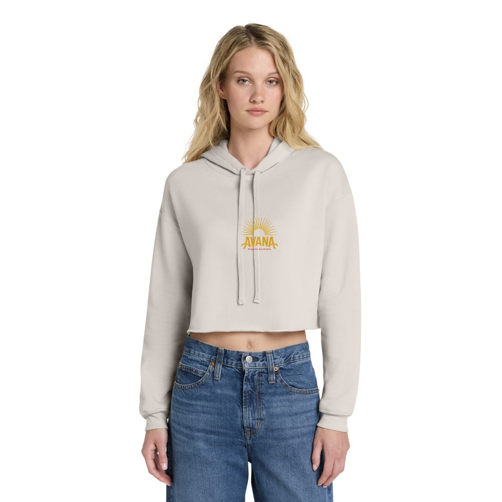 Avana BELLA+CANVAS Women's Sponge Fleece Cropped Fleece Hoodie