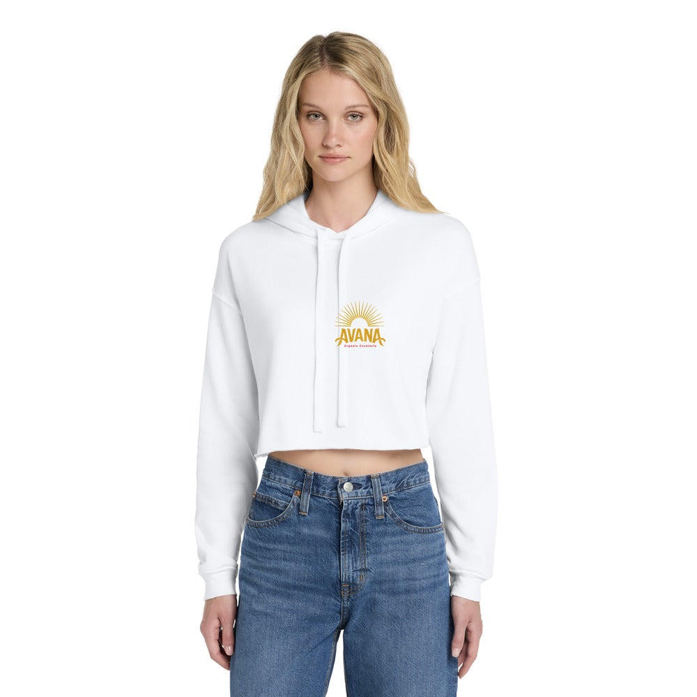 Avana BELLA+CANVAS Women's Sponge Fleece Cropped Fleece Hoodie