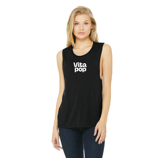 Vita Pop BELLA+CANVAS Women’s Flowy Scoop Muscle Tank