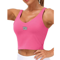 Vita Pop Longline Sports Bra - Pink