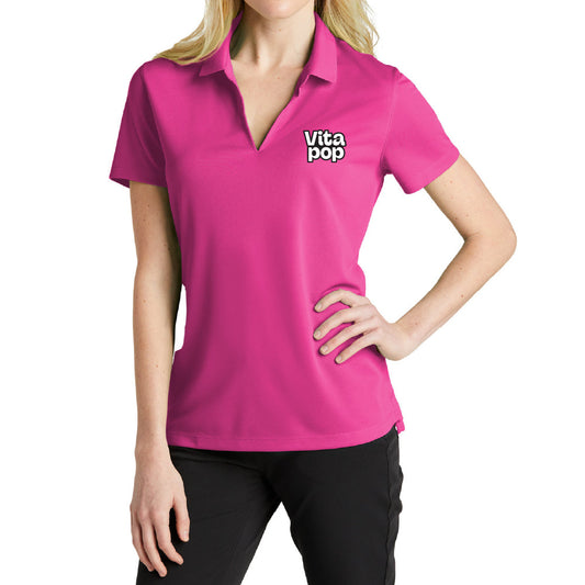 Vita Pop Nike Women's Dri-FIT Micro Pique 2.0 Polo - Vivid Pink