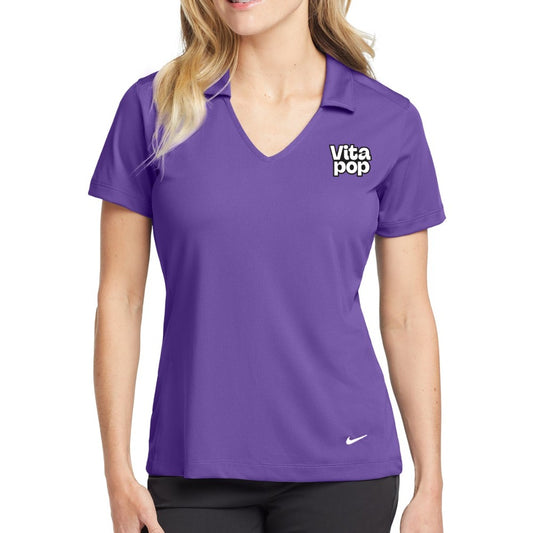 Vita Pop Nike Women's Dri-FIT Vertical Mesh Polo - Court Purple