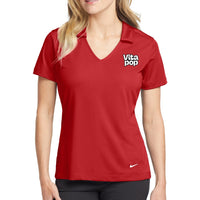 Vita Pop Nike Women's Dri-FIT Vertical Mesh Polo - University Red