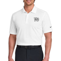 Vita Pop Nike Dri-FIT Vertical Mesh Polo - White