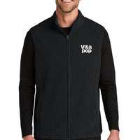 Vita Pop Port Authority C-FREE Fleece Vest - Deep Black