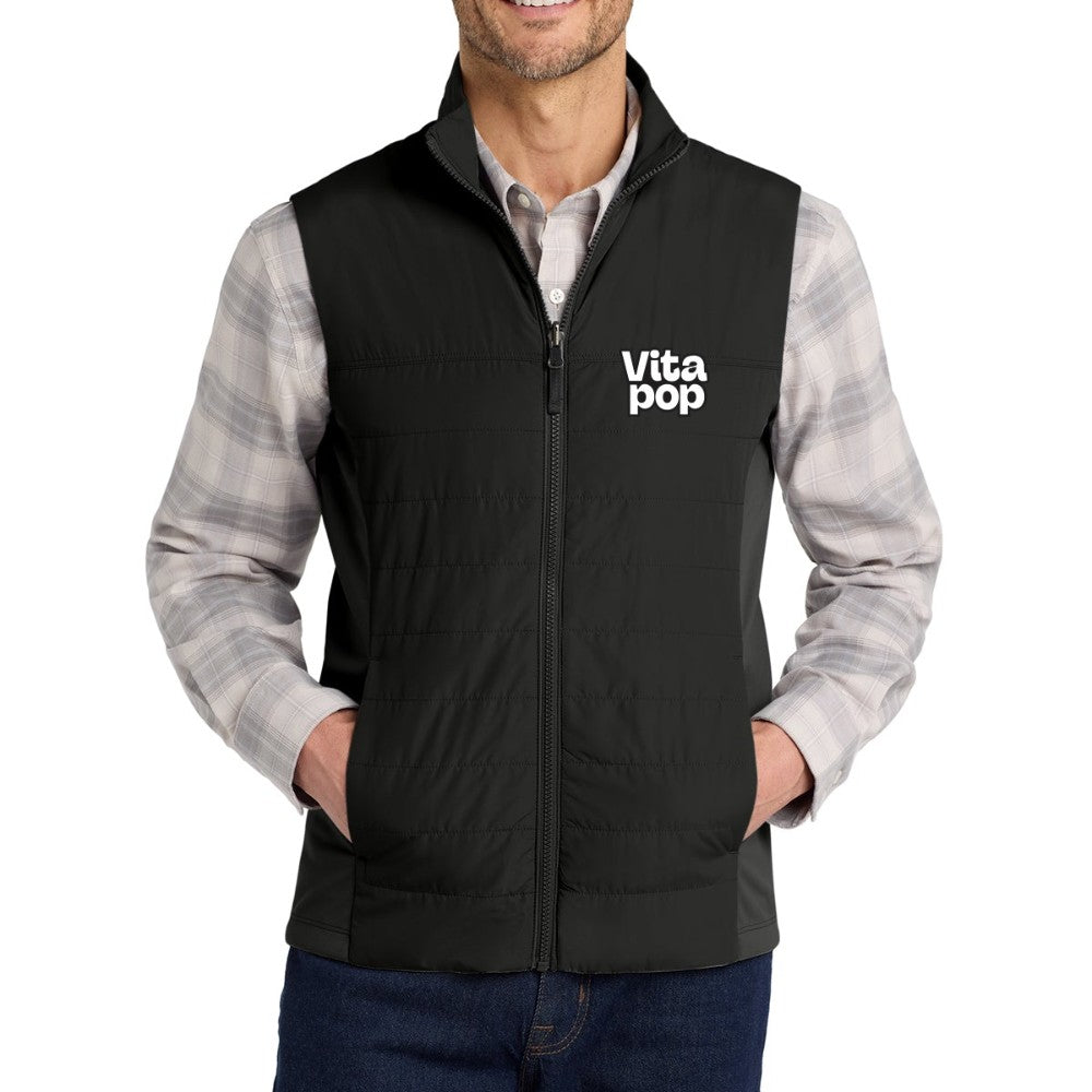 Vita Pop Port Authority Collective Insulated Vest - Deep Black