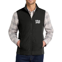 Vita Pop Port Authority Collective Insulated Vest - Deep Black