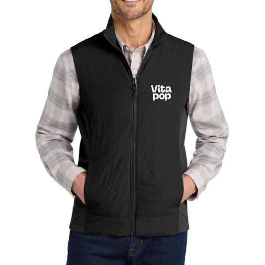 Vita Pop Port Authority Collective Insulated Vest - Deep Black