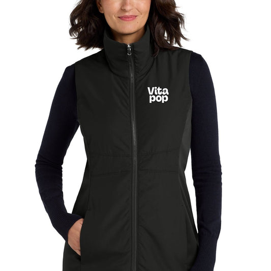 Vita Pop Port Authority Women's Collective Insulated Vest - Deep Black