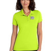 Vita Pop Port Authority Women's Dry Zone UV Micro-Mesh Polo - Safety Yellow