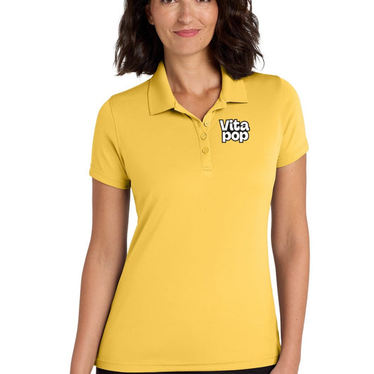 Vita Pop Port Authority Women's Dry Zone UV Micro-Mesh Polo - Sunburst Yellow