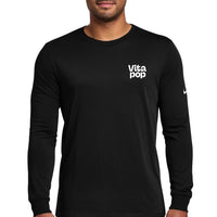 Vita Pop Nike Dri-FIT Cotton/Poly Long Sleeve Tee - Black
