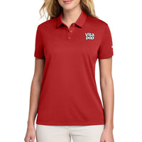 Vita Pop Nike Women's Dry Essential Solid Polo - University Red