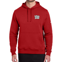 Vita Pop Nike Club Fleece Sleeve Swoosh Pullover Hoodie - University Red