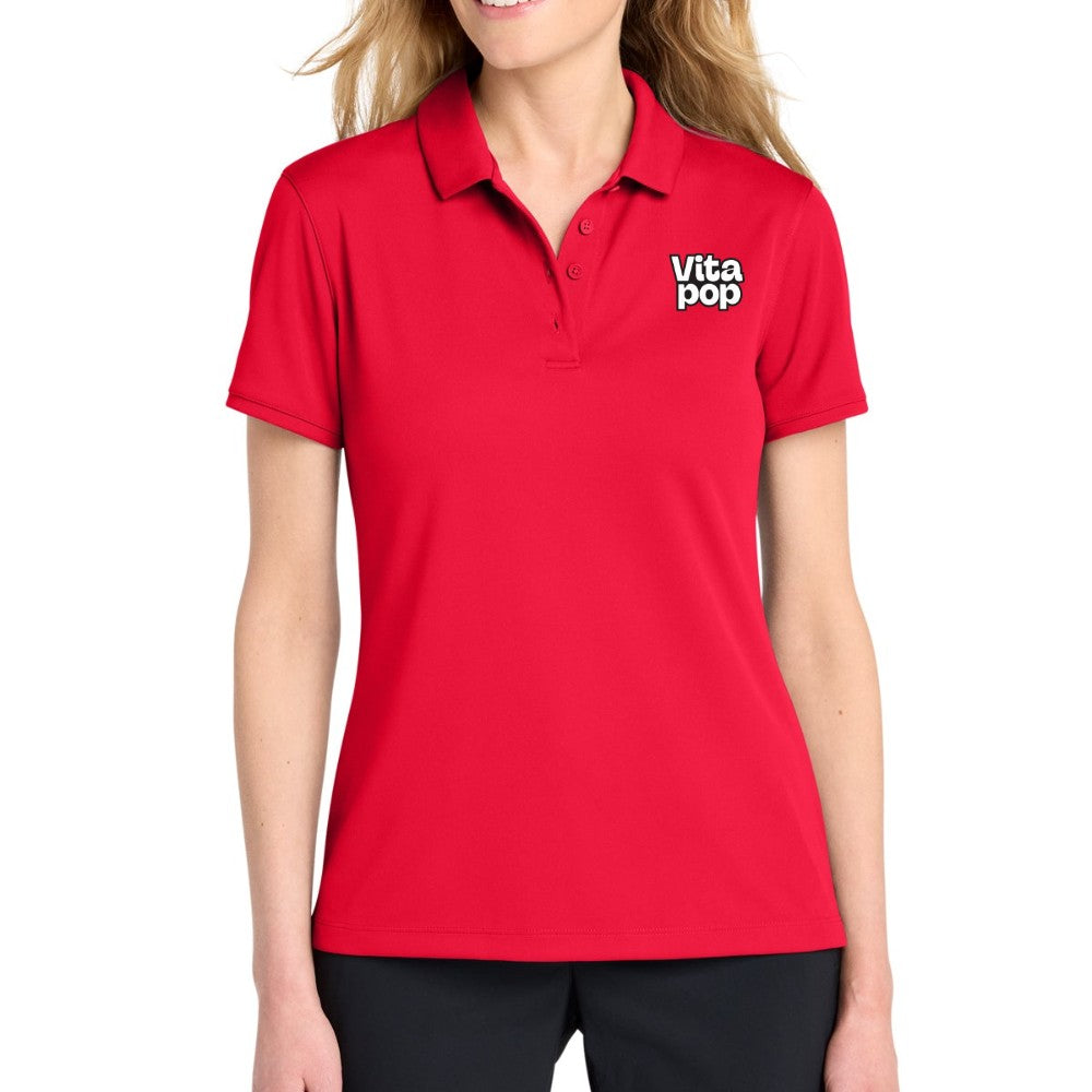 Vita Pop Nike Women's Victory Solid Polo - University Red