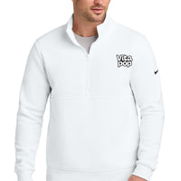 Vita Pop Nike Club Fleece Sleeve Swoosh 1/2-Zip - White
