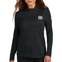 Vita Pop Nike Women's Essential 1/2-Zip Cover-Up - Black