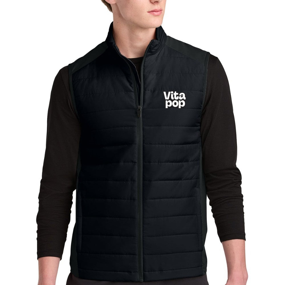 Vita Pop Sport-Tek Teknical Hybrid Vest - Black