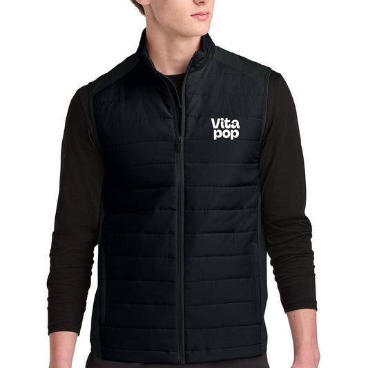 Vita Pop Sport-Tek Teknical Hybrid Vest - Black