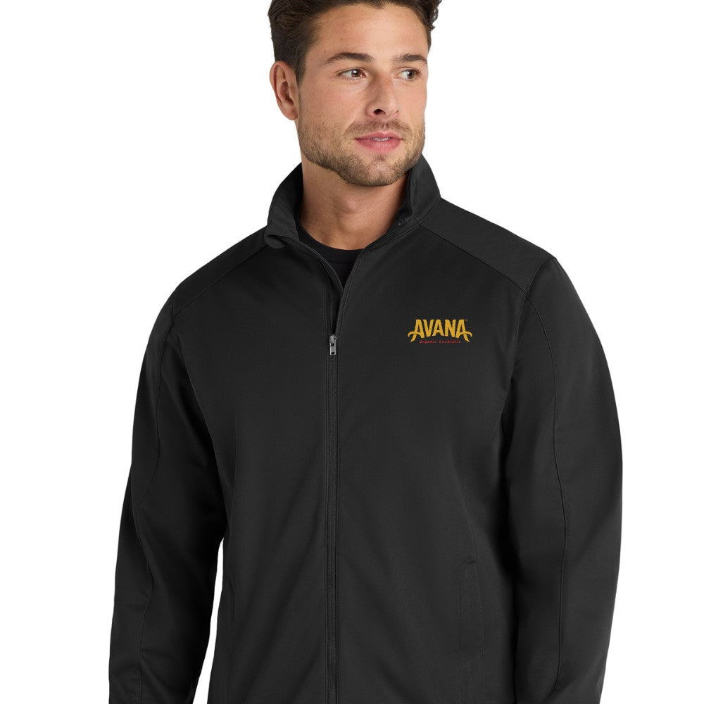 Avana Port Authority Active Soft Shell Jacket - Deep Black