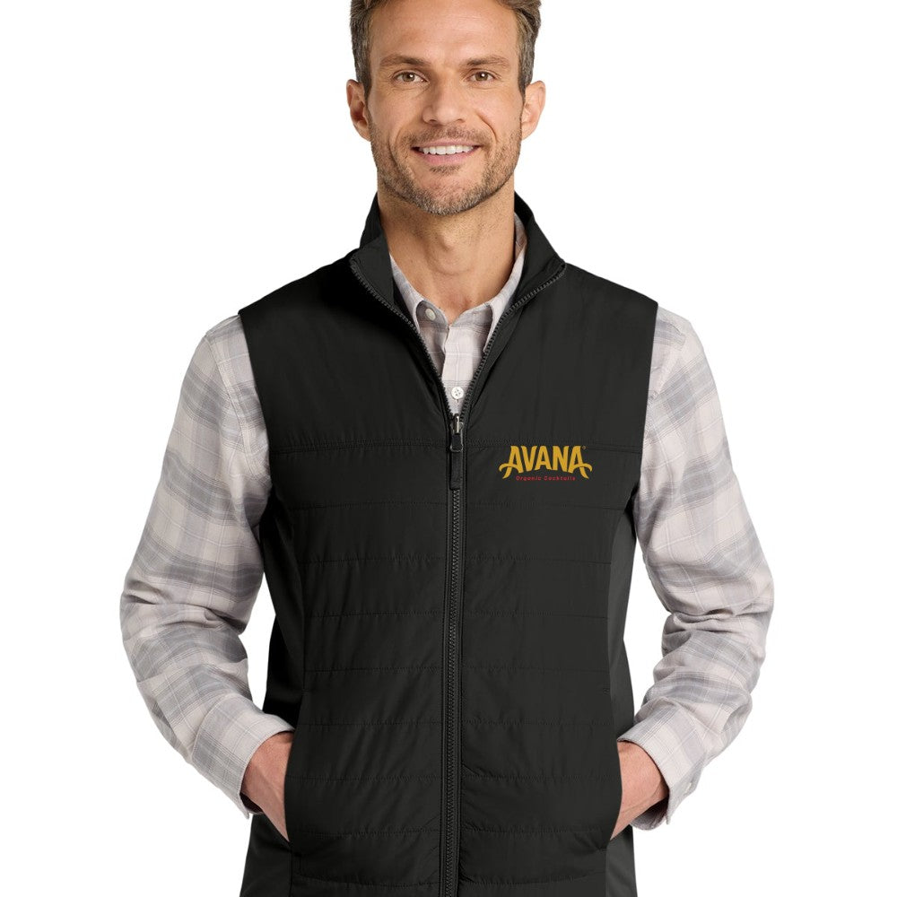 Avana Port Authority Collective Insulated Vest - Deep Black