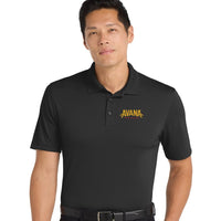 Avana Port Authority Dry Zone UV Micro-Mesh Polo - Deep Black