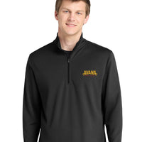 Avana Port Authority Dry Zone UV Micro-Mesh 1/4-Zip - Deep Black
