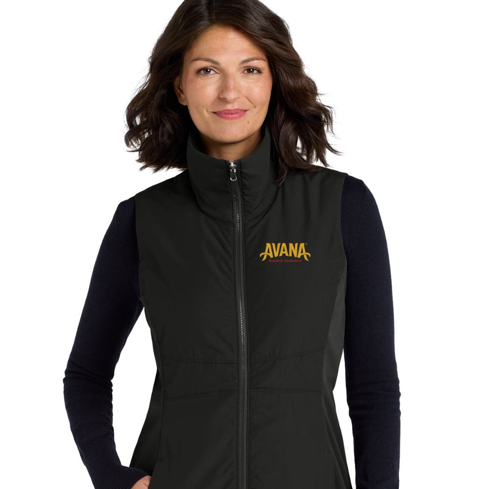 Avana Port Authority Women's Collective Insulated Vest - Deep Black