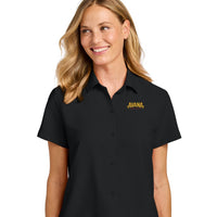 Avana Port Authority Women’s Short Sleeve UV Dockside Shirt - Deep Black
