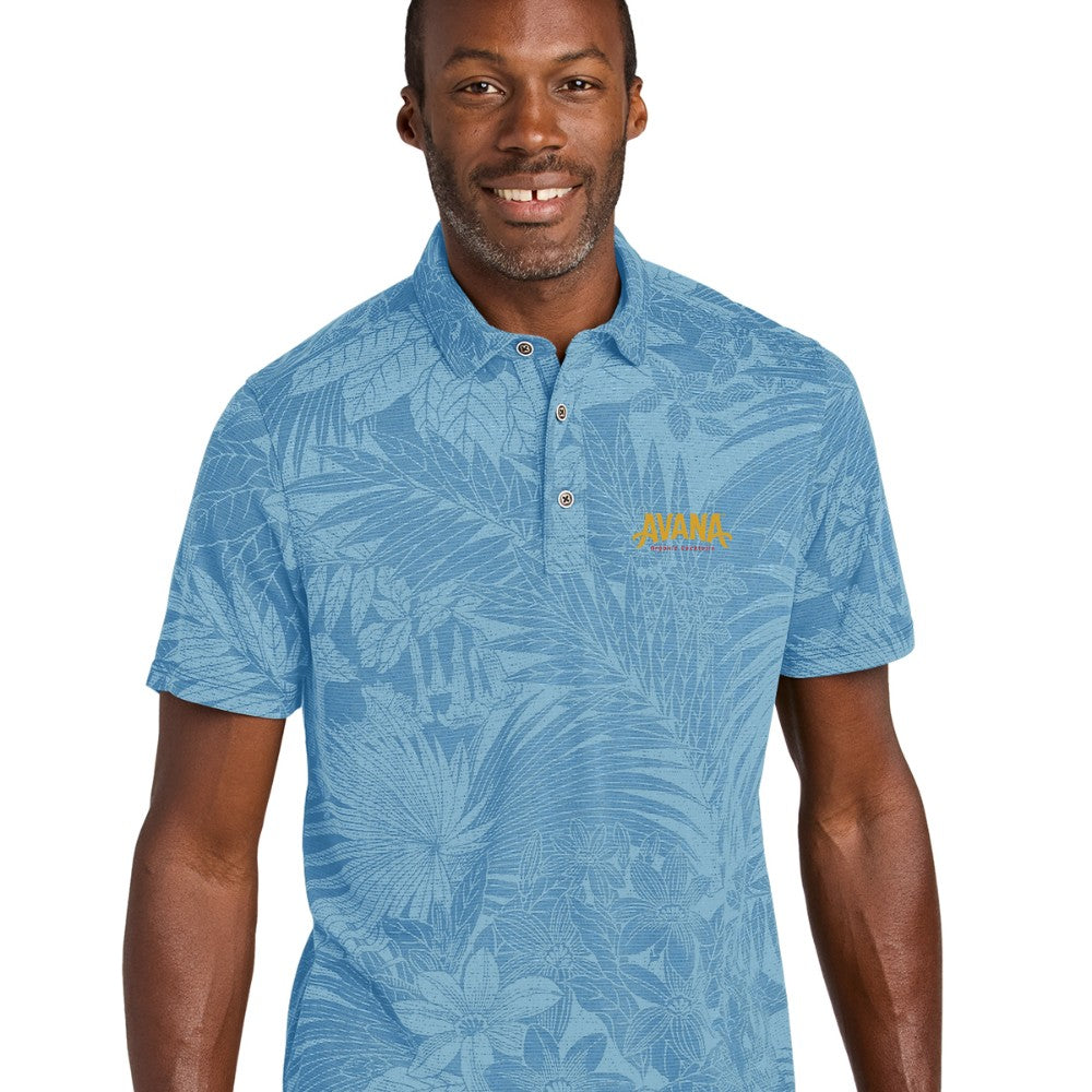Avana Tommy Bahama Santiago Paradise Polo - Chambray Blue