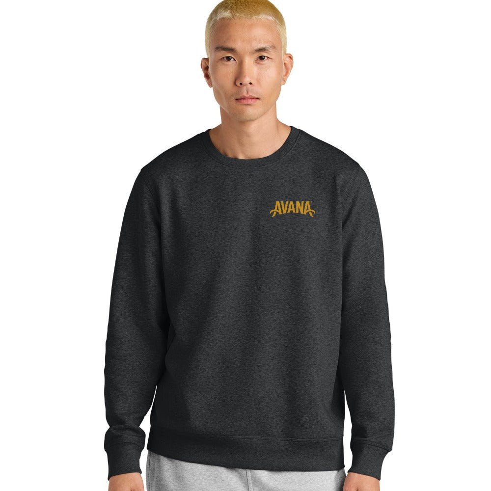Avana Stanley/Stella Unisex Roller Crewneck Sweatshirt - Dark Heather Grey