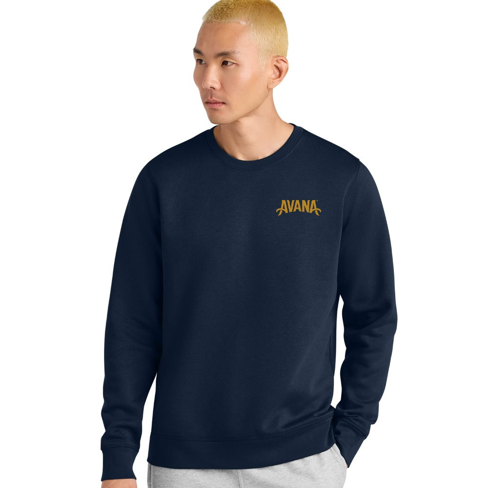 Avana Stanley/Stella Unisex Roller Crewneck Sweatshirt - French Navy