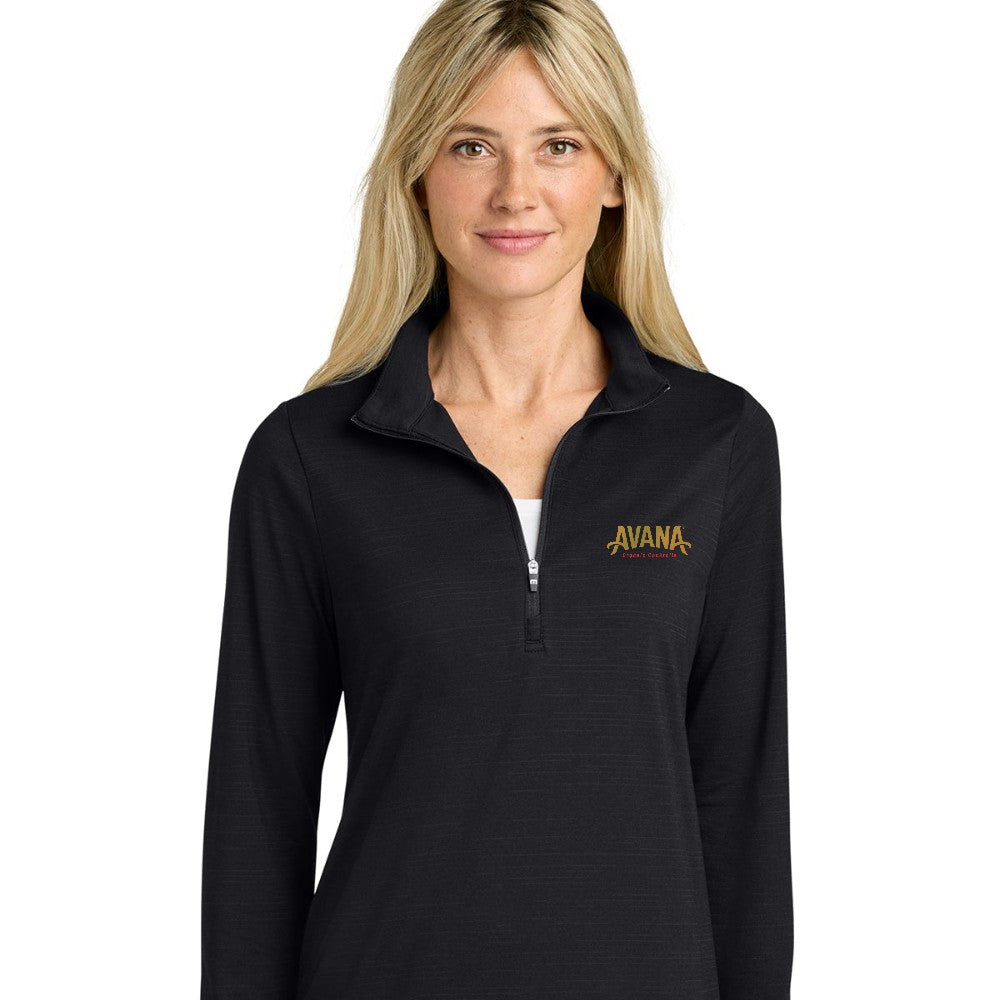 Avana TravisMathew Women's Crestview 1/4-Zip - Black