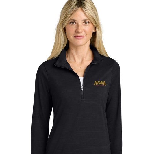 Avana TravisMathew Women's Crestview 1/4-Zip - Black