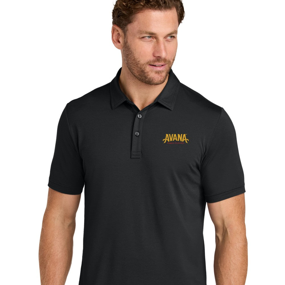Avana TravisMathew Glenview Solid Polo - Black