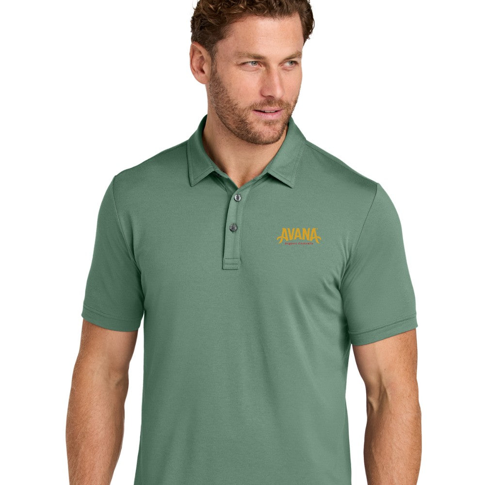 Avana TravisMathew Glenview Solid Polo - Laurel Green