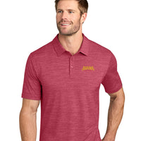 Avana TravisMathew Crestview Polo - Scooter Red Heather