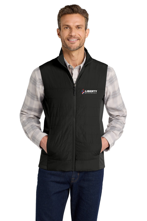 Liberty Beverage Port Authority Collective Insulated Vest - Deep Black