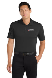 Liberty Beverage Port Authority Dry Zone UV Micro-Mesh Polo - Deep Black