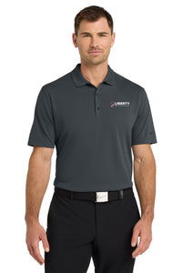 Liberty Beverage Nike Dri-FIT Micro Pique 2.0 Polo - Tall - Anthracite