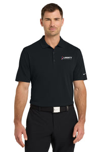 Liberty Beverage Nike Dri-FIT Micro Pique 2.0 Polo - Tall - Black